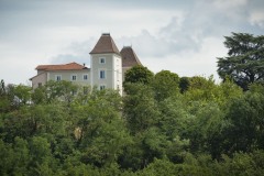 Le château vu depuis le parc